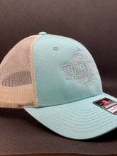 Load image into Gallery viewer, TRF Mesh Back Hat - Light Blue/Cream
