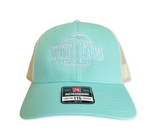 Load image into Gallery viewer, TRF Mesh Back Hat - Light Blue/Cream
